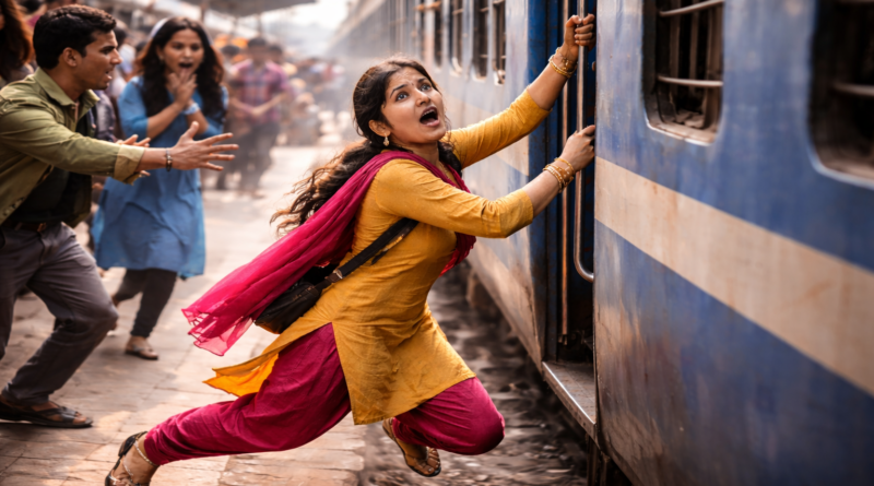 आगरा स्टेशन पर चलती ट्रेन पकड़ने की कोशिश, महिला का वीडियो वायरल; जान जोखिम में डालने पर चेतावनी