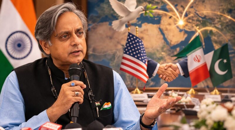 शशि थरूर का बयान: ‘शांति सबसे जरूरी, युद्ध का असर भारत तक पहुंचा’