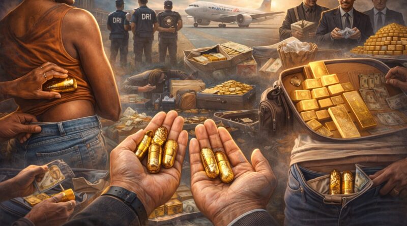 सोने की तस्करी का काला खेल: करोड़ों का मुनाफा, खतरनाक तरीके और बड़ा नेटवर्क