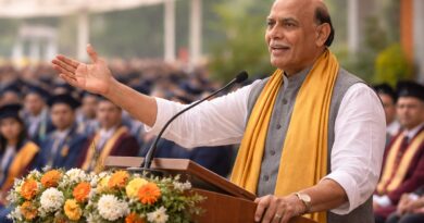 राजनाथ सिंह का संदेश: ‘बड़ा सोचो, तभी मिलेगा सच्चा आनंद और जीवन में संतुलन’